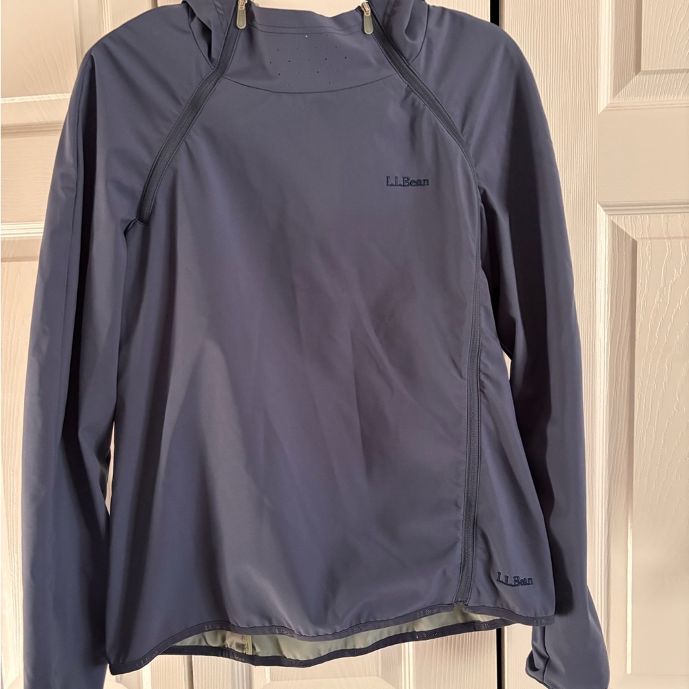 L.L. Bean Blue/Grey Hooded Jacket